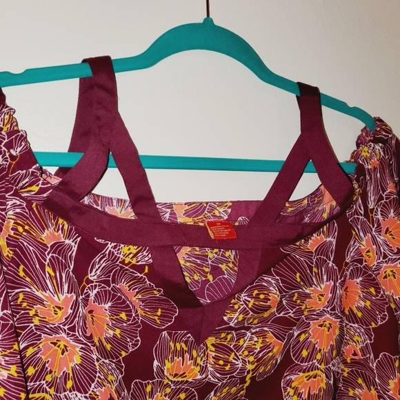 Women's Off Shoulder Summer Flowy Mini Dress 0136 - Picture 4 of 7